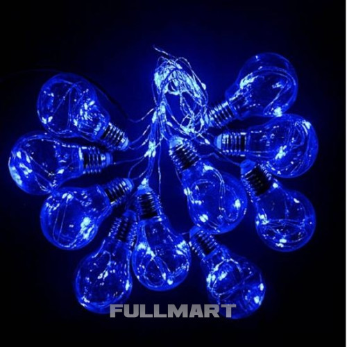 Гирлянда Эдисона 75LED 2,5м цвет Синий 220v